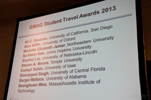 GMAG Student Travel Awards 2014